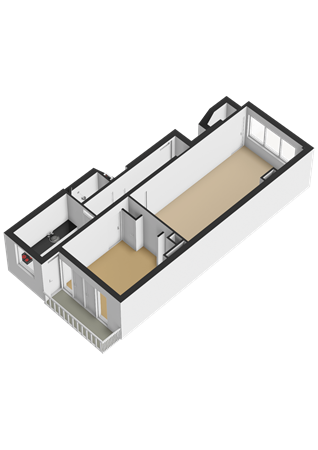 Floorplan - Pleinweg 11B, 3081 JC Rotterdam